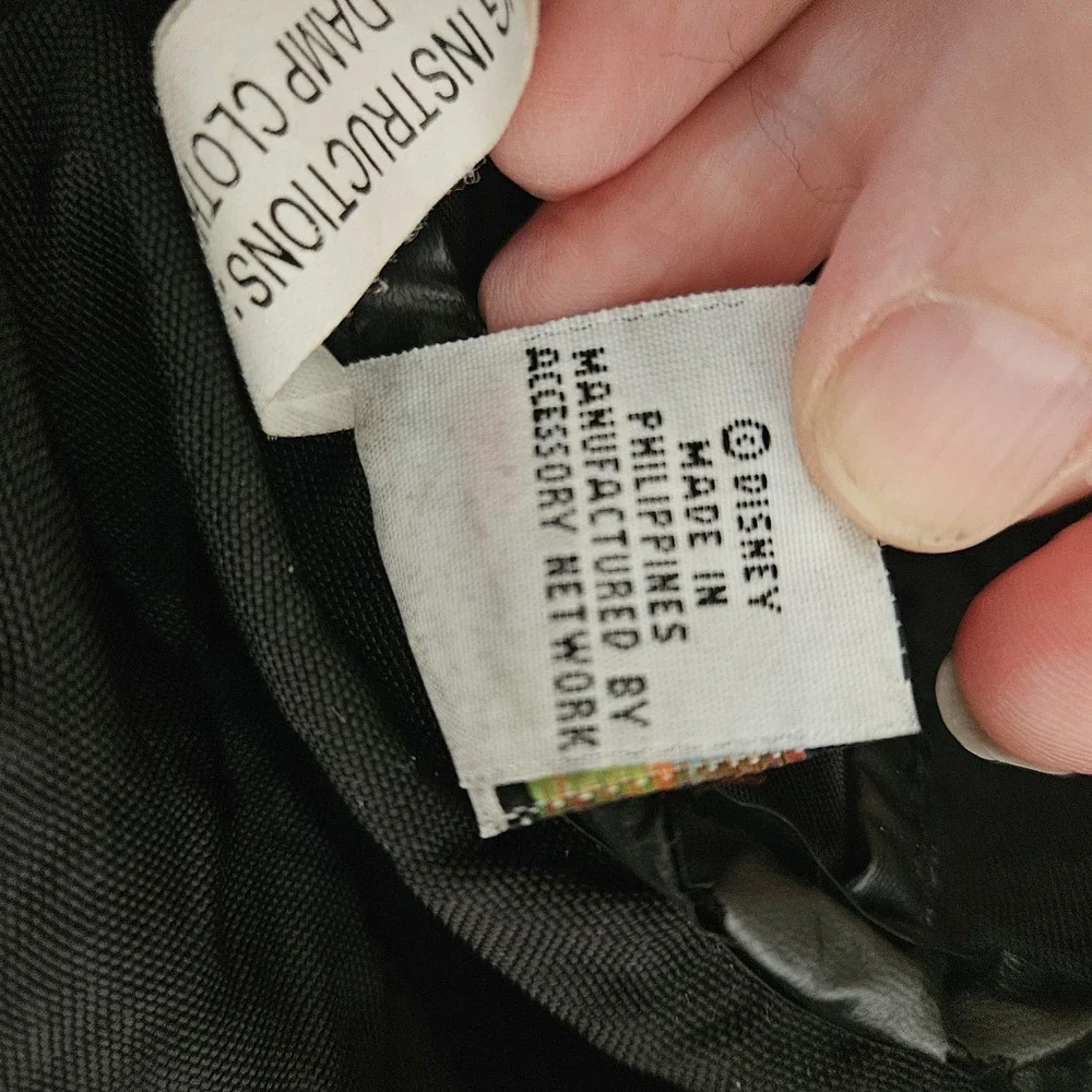 Disney Mickey Mouse Unlimited Vintage 90s Black Duffle Bag